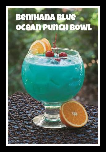 benihana punch|Benihana Blue Ocean Punchbowl Benihana Blue Ocean Punchbowl